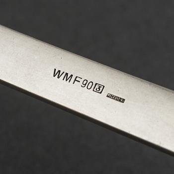 BESTICK, 58 delar, nysilver, WMF Württembergische Metallwarenfabrik, 1900-talets första hälft.