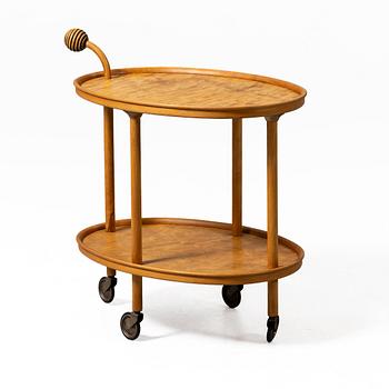 Serving trolley, mid-20th century.