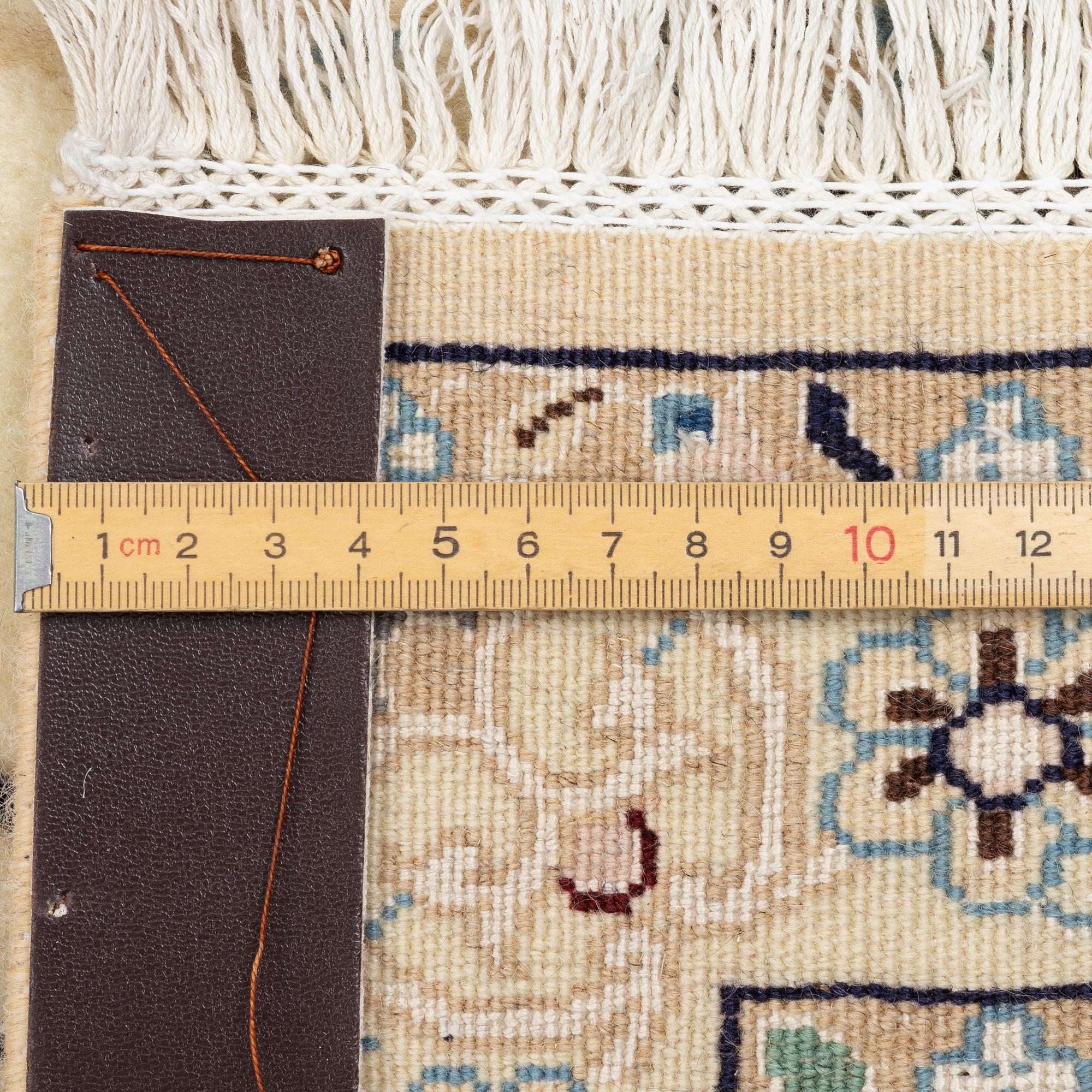 Rug, Nain, Part Silk, S.K 9 LAA, approx. 343 x 243 cm.