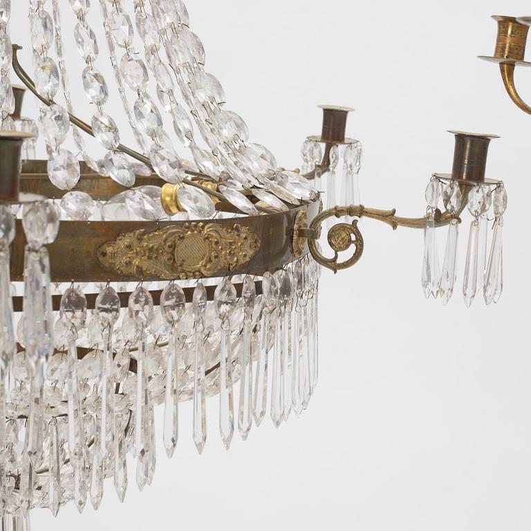 An Early 19th Century Empire Chandelier.