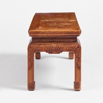 A huanghuali low table, Qing dynasty, 19th century.