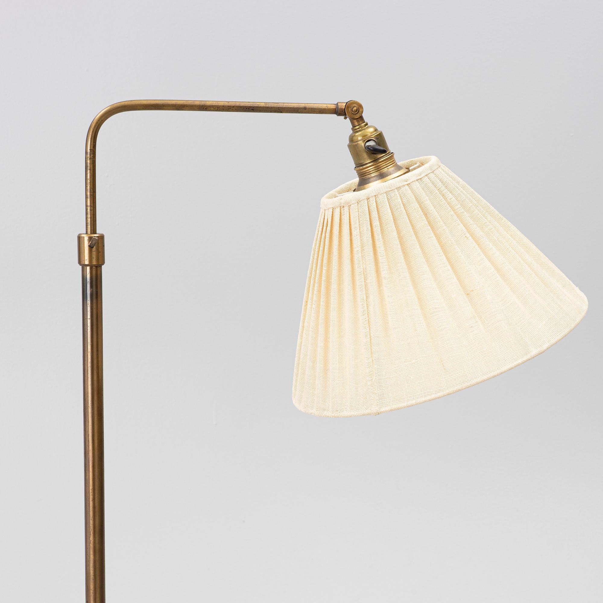 Golvlampa, funkis, 1930-tal.