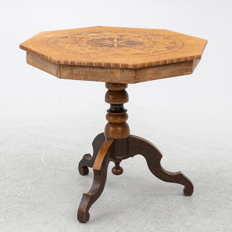 Pillar table, circa 1900.