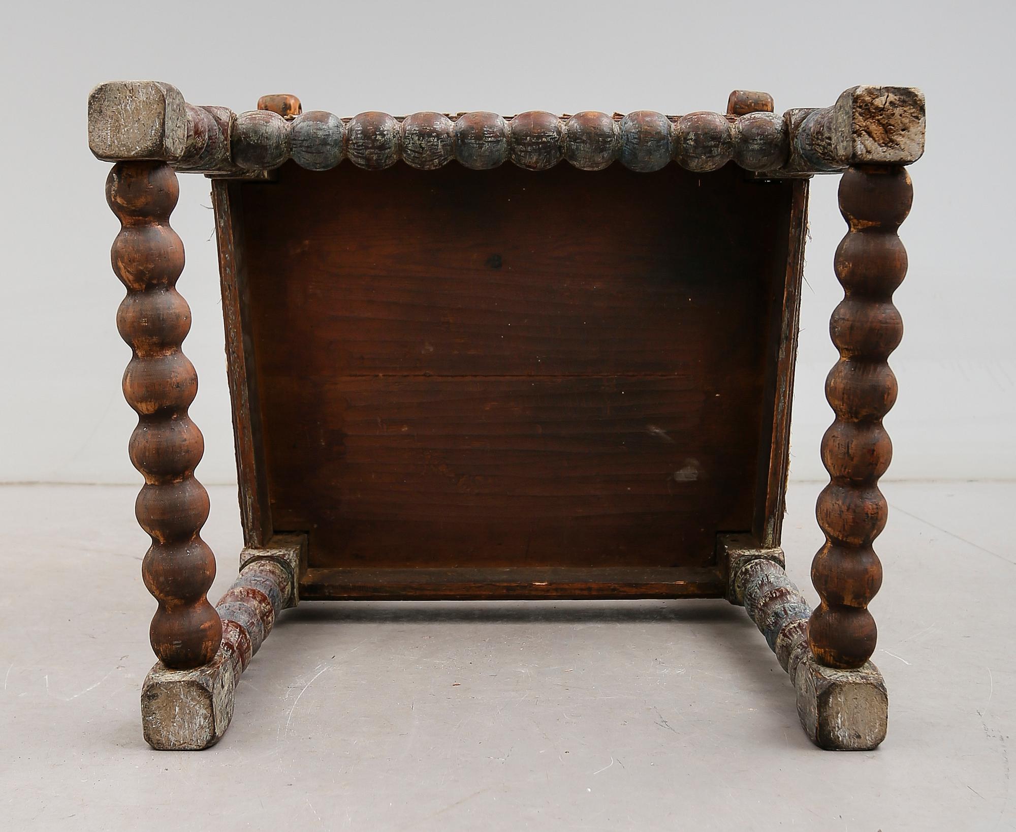 KARMSTOL, barock, 1700-tal.