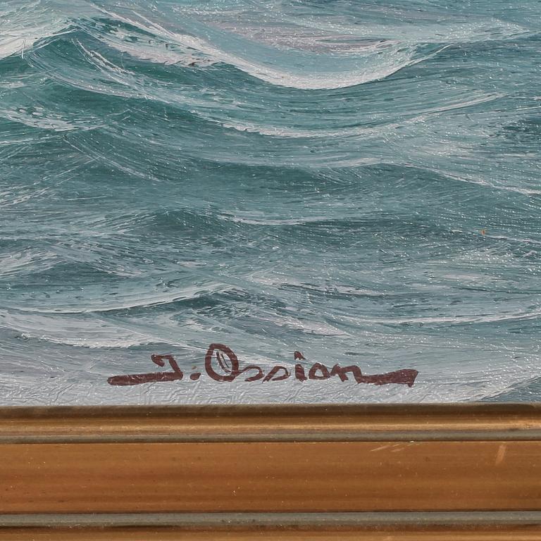 JOHAN OSSIAN-ANDERSSON, olja på duk, signerad.