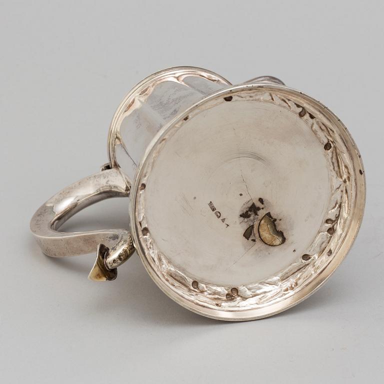 KANNA med lock, silver, Indien 1900-tal. Louis XVI-stil.
