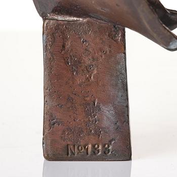 Lisa Larson, skulptur, "Tummelisa", brons, Scandia Present, ca 1978.