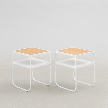 Mats Broberg & Johan Ridderstråle, bedside tables, a pair, "Nati Tati", Asplund.
