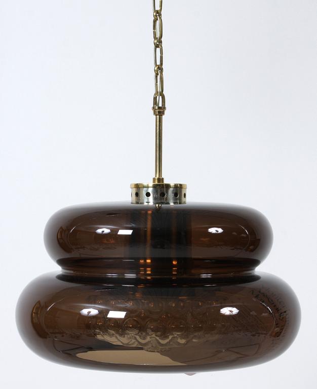 TAKLAMPA, "RD 2177/117", Carl Fagerlund, Orrefors, 1970-talets mitt. H 25.