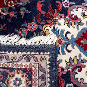 Keshan rug, old, approx. 189x125 cm.