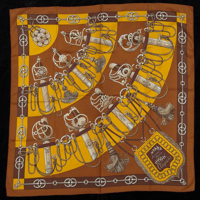 SCARF, siden, "Cliquetis", design J. Abadie, Hèrmes, Paris.