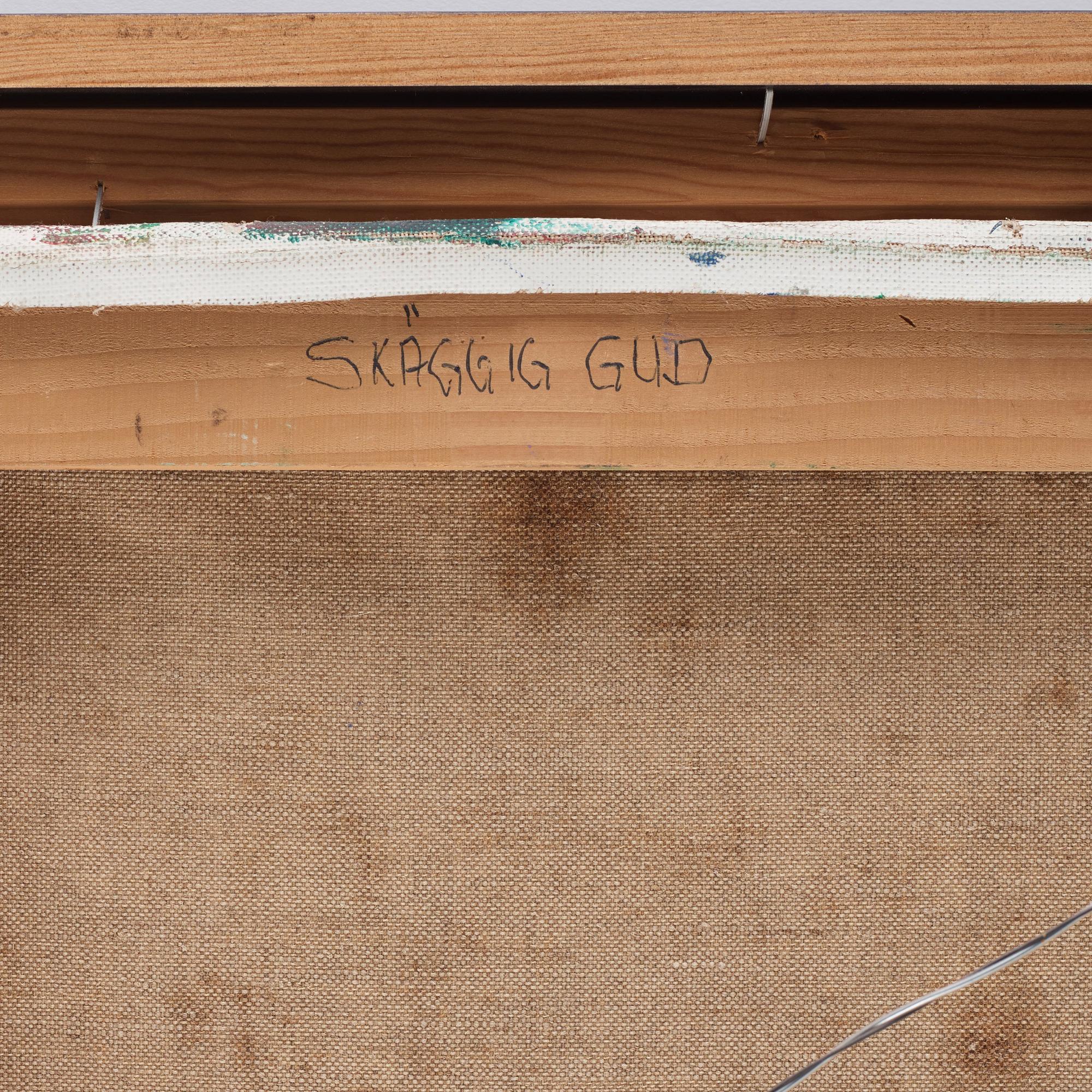 Bengt Lindström, "Skäggig gud".