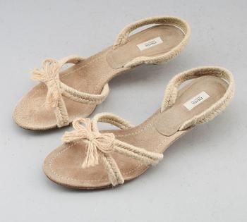 PRADA, sandaletter.