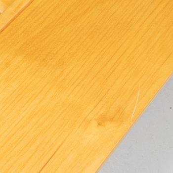 An 'Ulrika' birch headboard and foot end, by Carl Malmsten for Åfors, second half of the 20th Century.