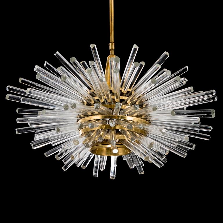 An Austrian 1960s 'Miracle' chandelier by Bakalowits & Sohne.