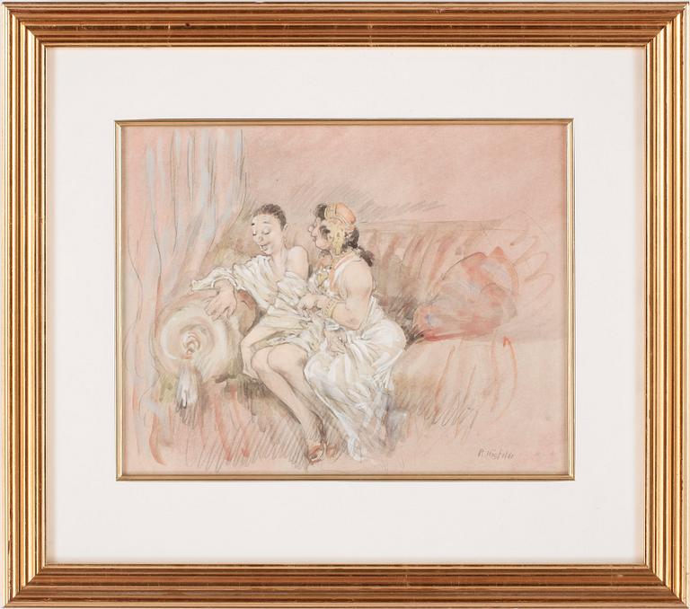 ROBERT HÖGFELDT, blandteknik, sign.