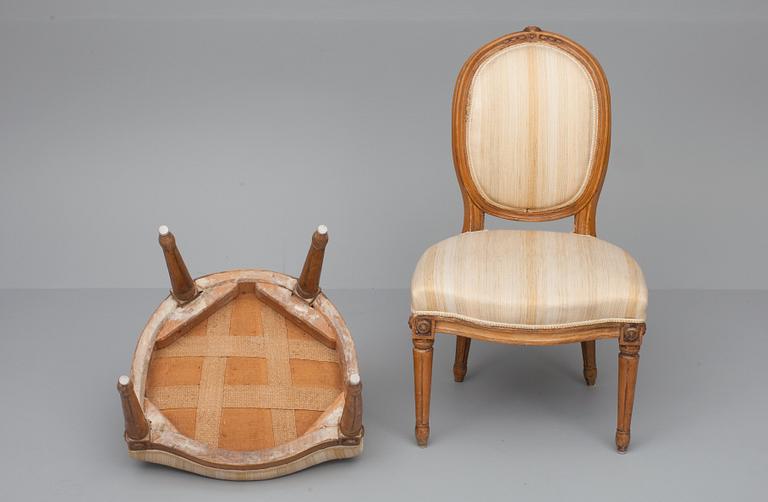 A PAIR OF CHAIRS.