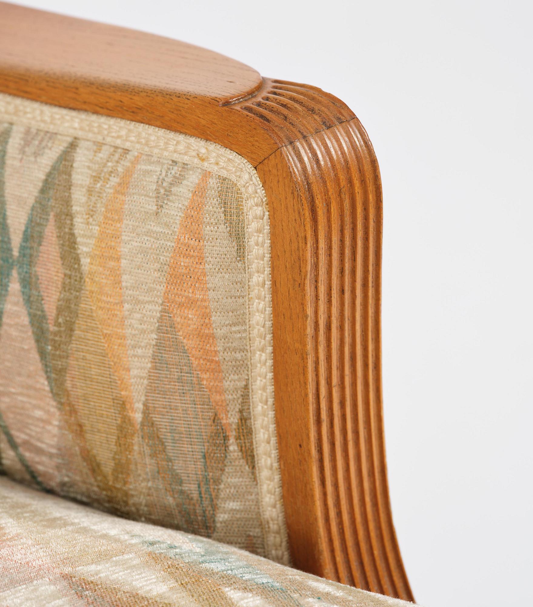 Elias Svedberg, a rare "Eftermiddag" (Afternoon) armchair, Nordiska Kompaniet, Sweden, ca. 1937.