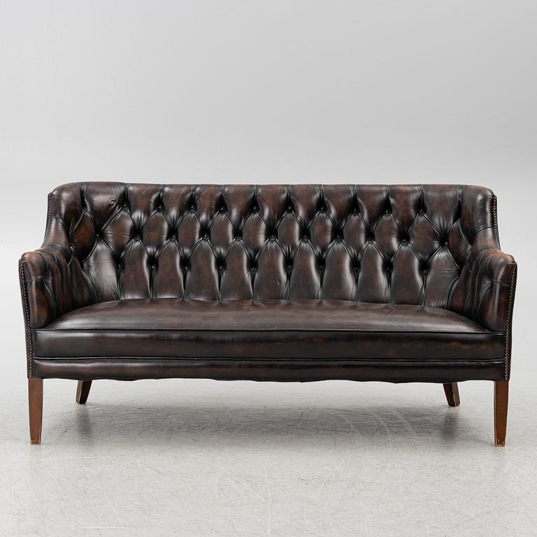 Sofa, purchased from Georg Hensher, second half of the 20th century.