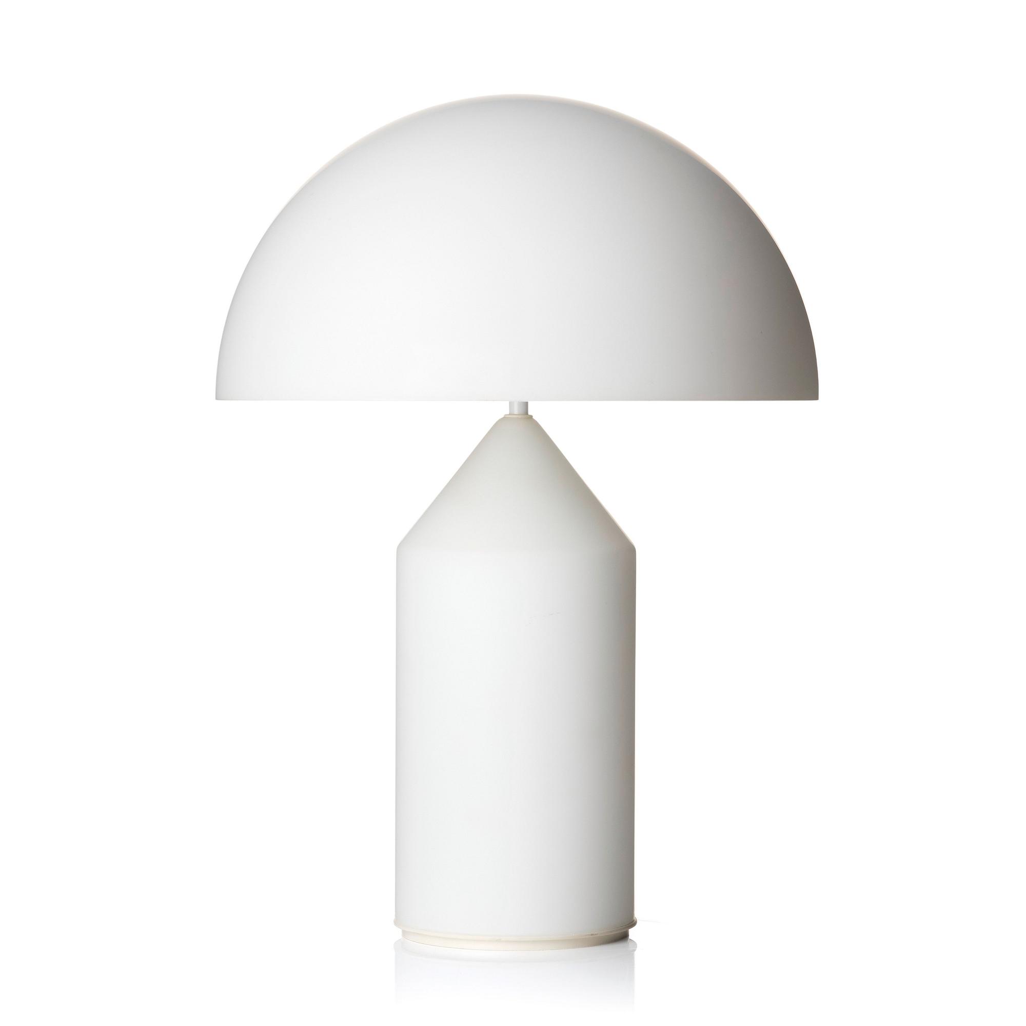 Vico Magistretti, an 'Atollo', table lamp, Oluce, Italy, post 1977.