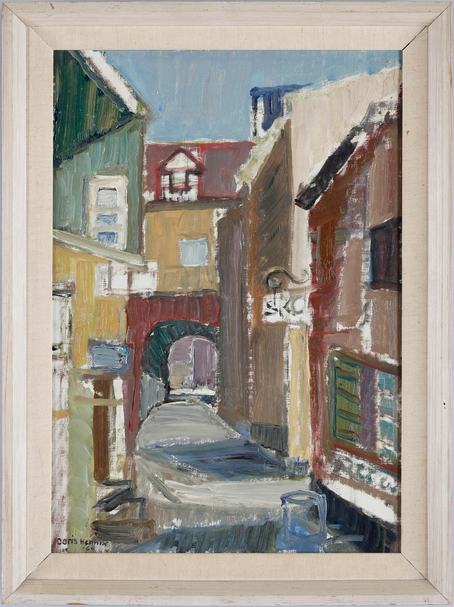 DORIS HENNIX, olja på duk, sign o dat -66.