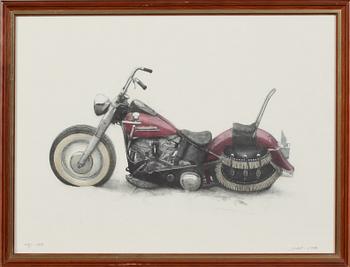 JOHN ERIK FRANZÉN, färglitografi, signerad och numrerad 48/350.