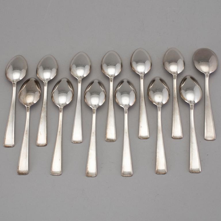 BESTICK, 144 delar, nysilver, Solingen Oka, Tyskland, 1900-talets mitt.