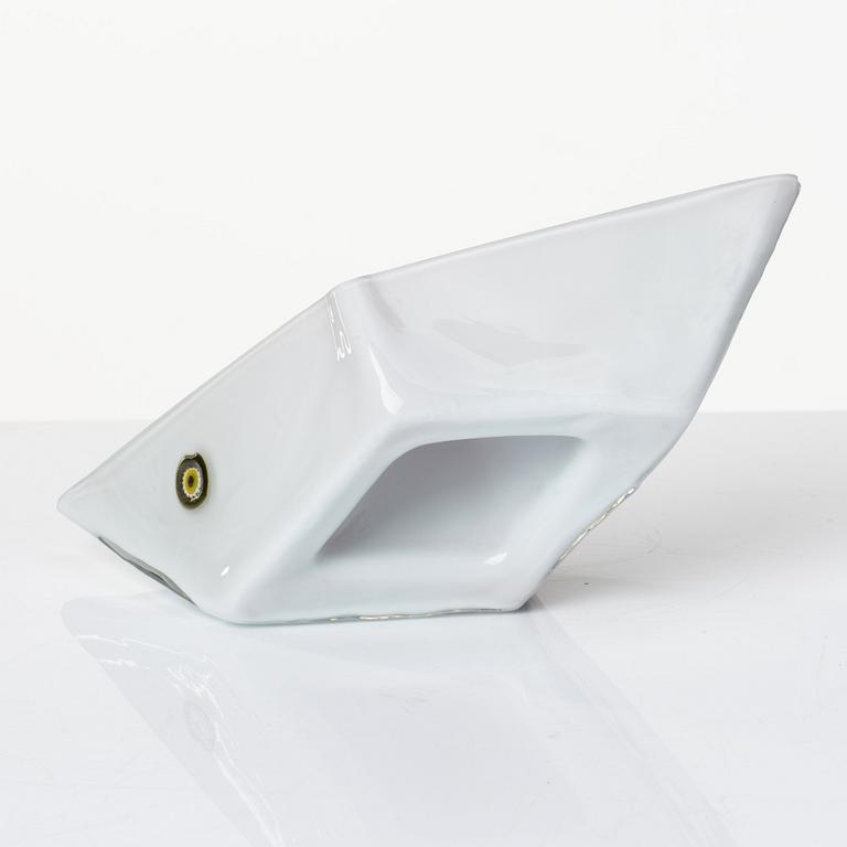 Gino Vistosi, a "Bicolori bowl", Vistosi, model S-196, Italy.
