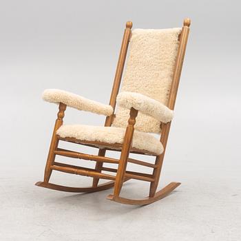 Rocking chair, Nesto, second half of the 20th century, so-called Kennedy rocking chair.