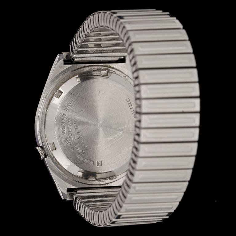 ARMBANDSUR, herr, stål, Seiko, 5, Automatic, 1980-tal.