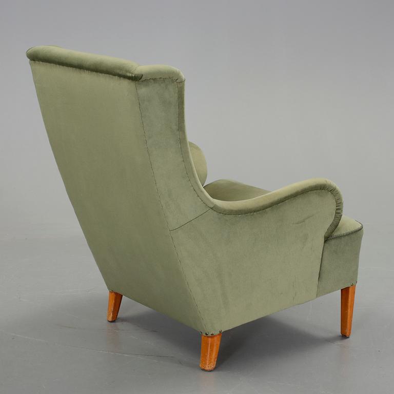 FÅTÖLJ, "Oscar", Carl Malmsten, omkring 1900-talets mitt.