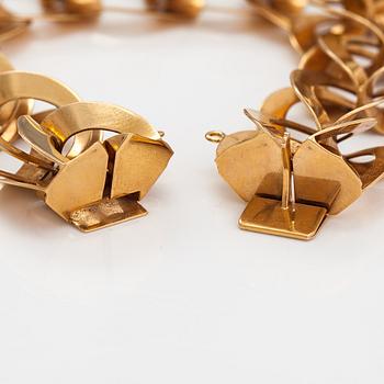 A 14K gold bracelet. Westerback, Helsinki 1965.