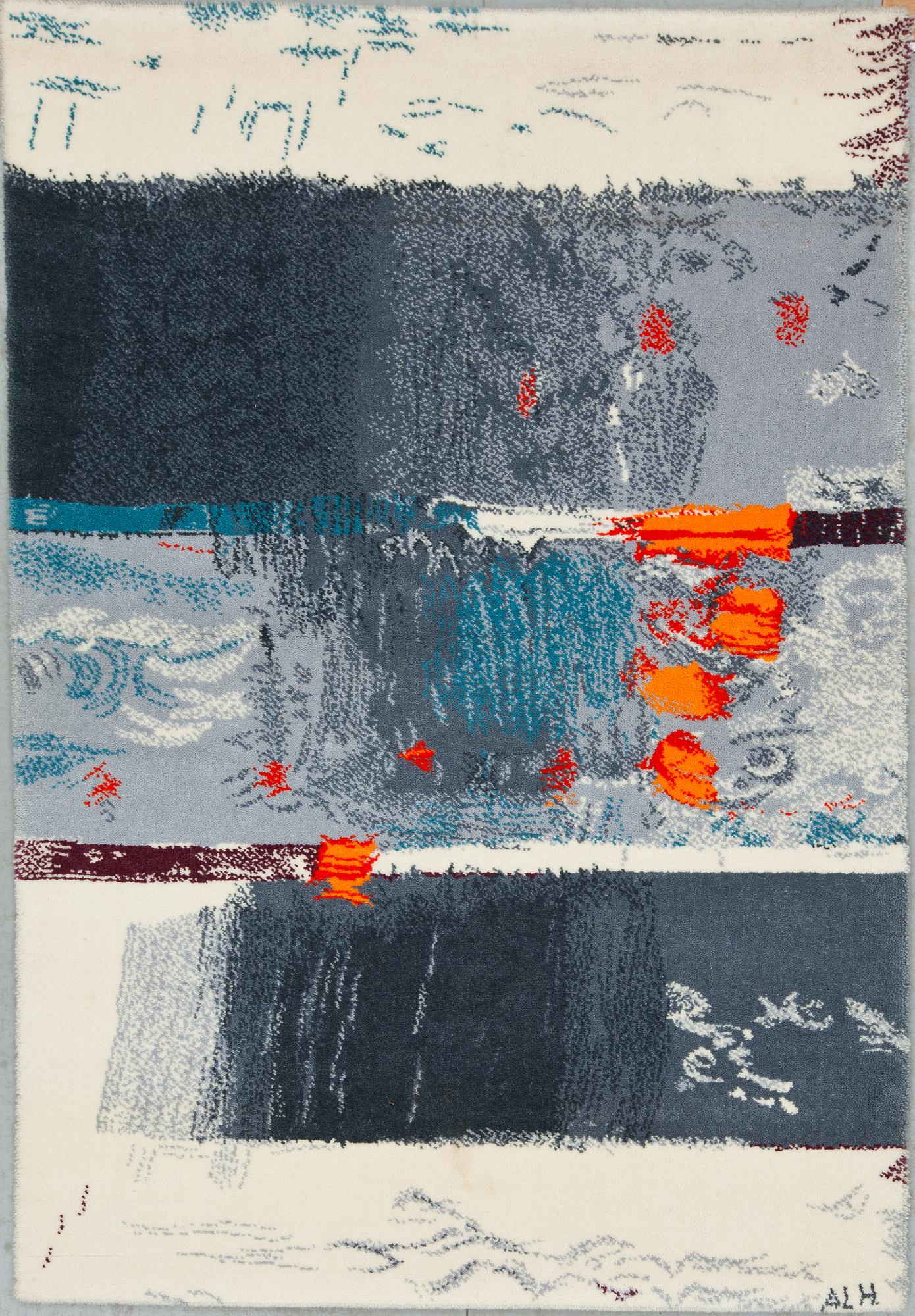 MATTA, EGE, Danmark, efter oljemålning av Arne L Hansen, 1985. 203 x 140.