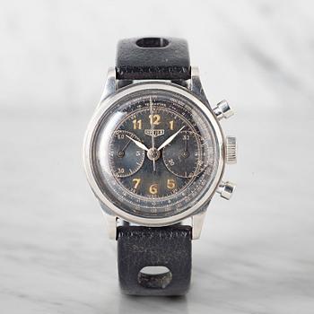 2. HEUER, chronograph, "Big Eyes".