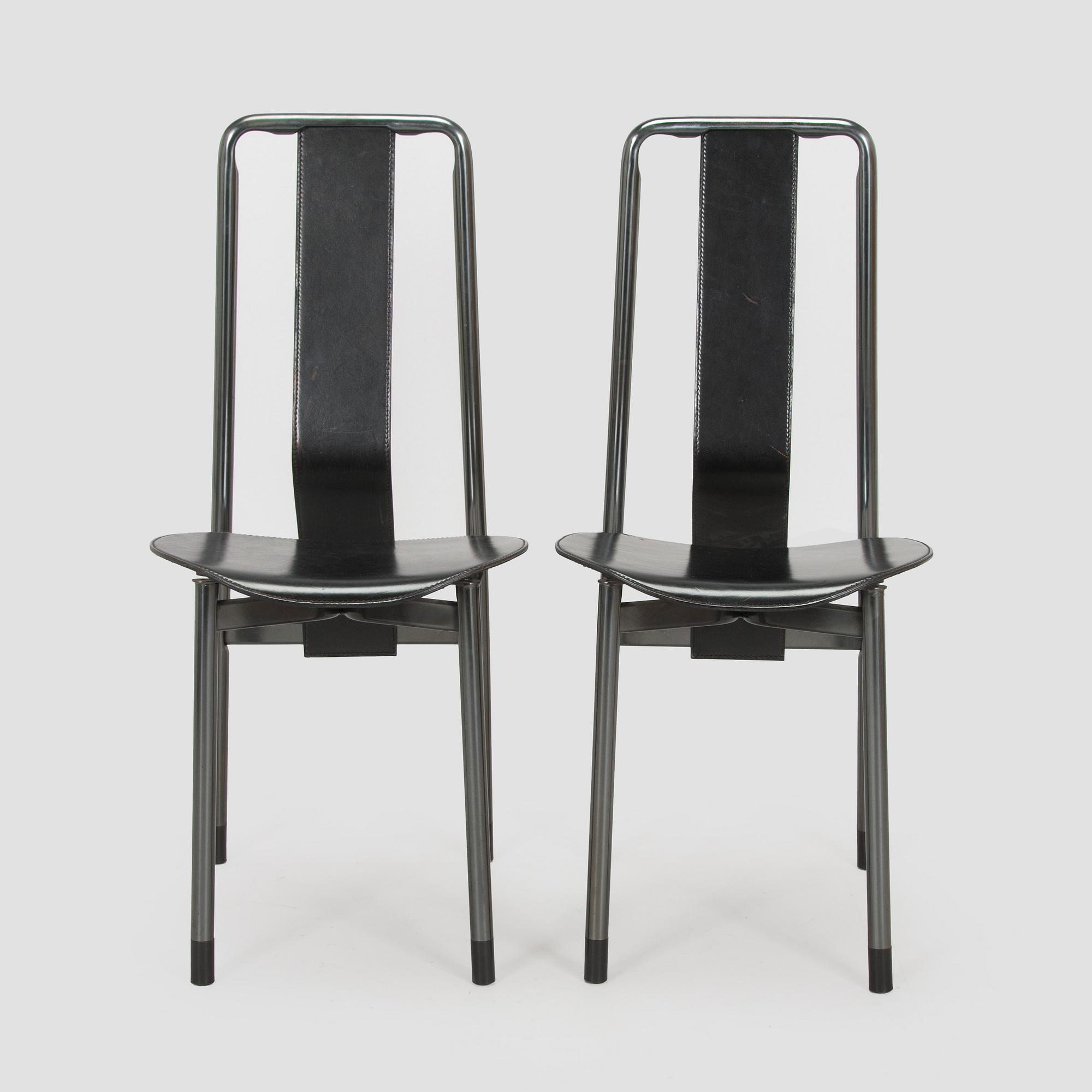 Achille Castiglioni, four 'Irma' chairs, Zanotta, Italy.