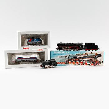 MODELLTÅGSLOK, 4 st, Märklin, Tyskland.