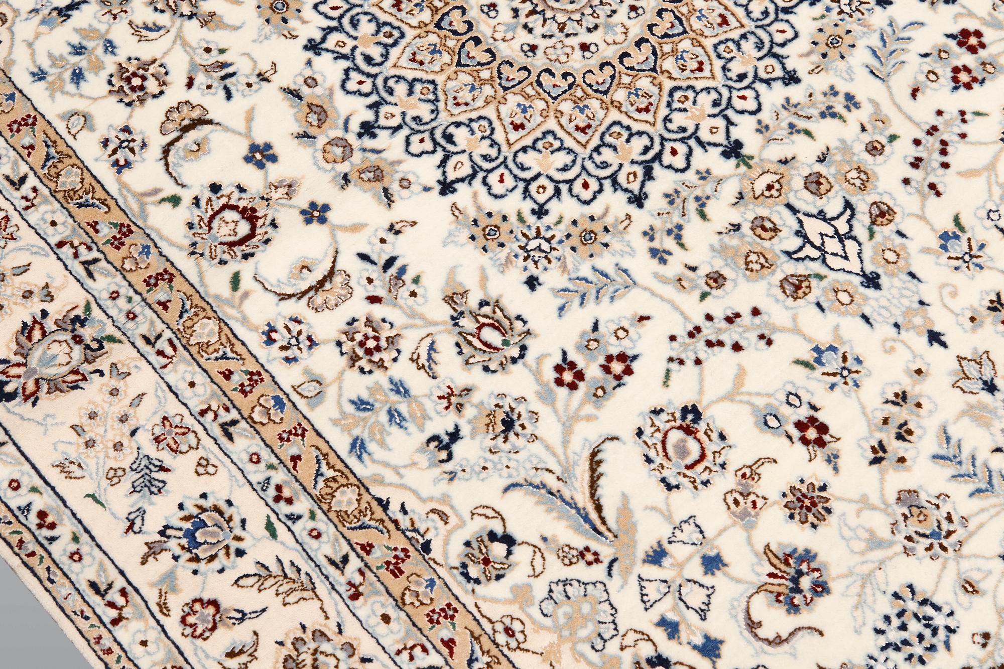 A rug, Nain Part Silk, sk 6 LAA, 179 x 123 cm.