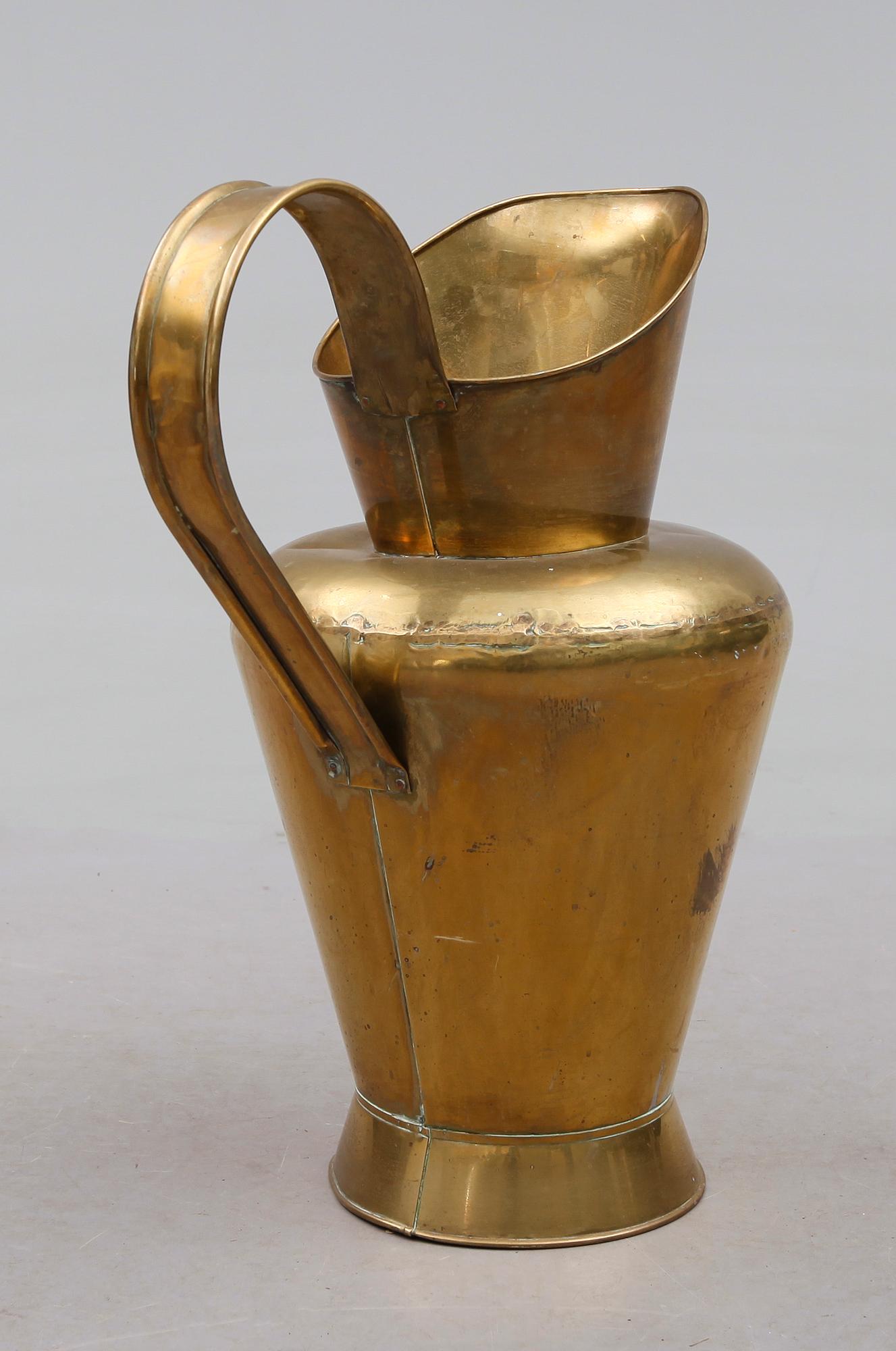 PARAPLYSTÄLL, mässing, 1900-tal.