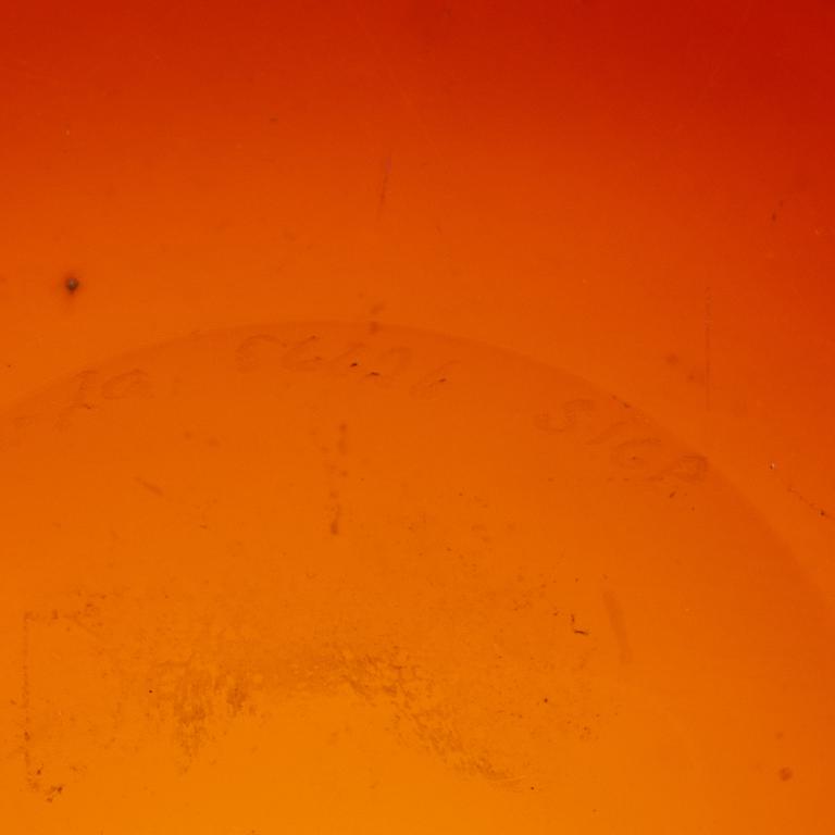 Sigurd Persson, a glass bowl, Kosta.