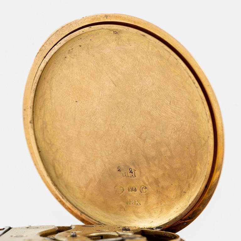Halda, pocket watch, 40 mm.