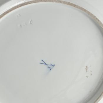 SKÅL/TVÄTTFAT, porslin, Meissen, 1900-tal.
