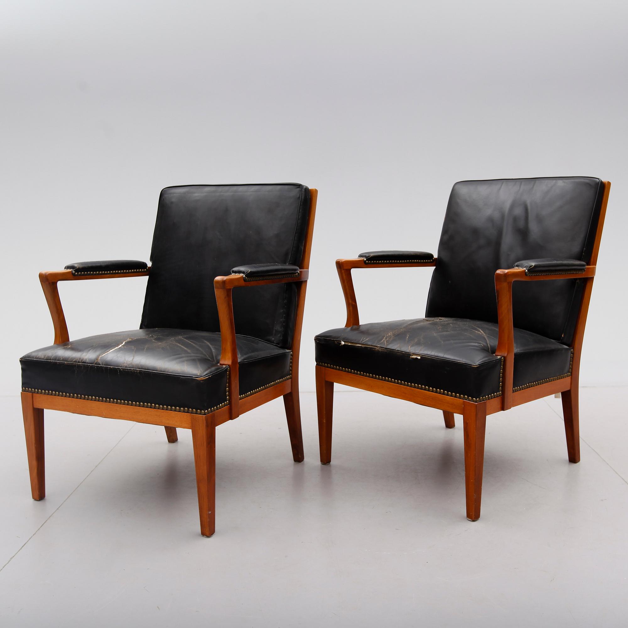 FÅTÖLJER, 1 par, AB Chamberts Möbelfabrik, 1959.