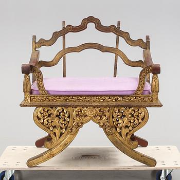 KARMSTOL, orientalisk, omkring år  1900.