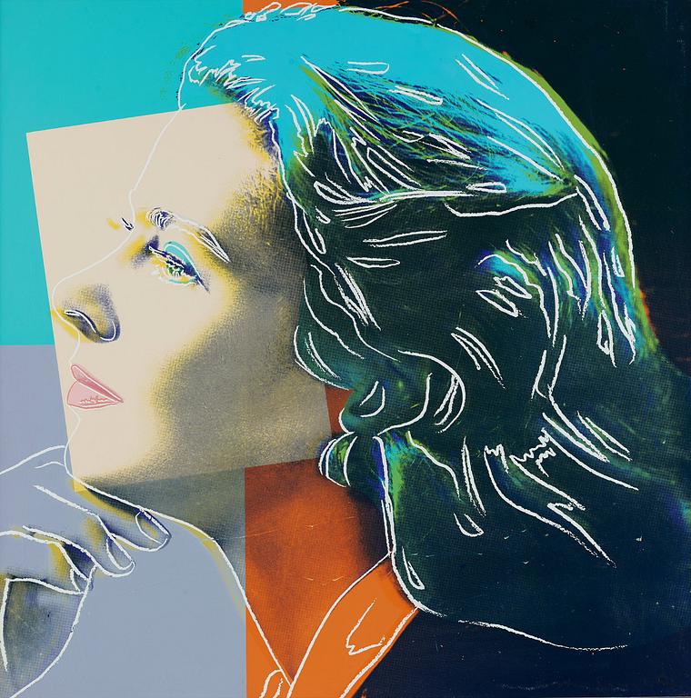 ANDY WARHOL, "HERSELF" FROM "INGRID BERGMAN".