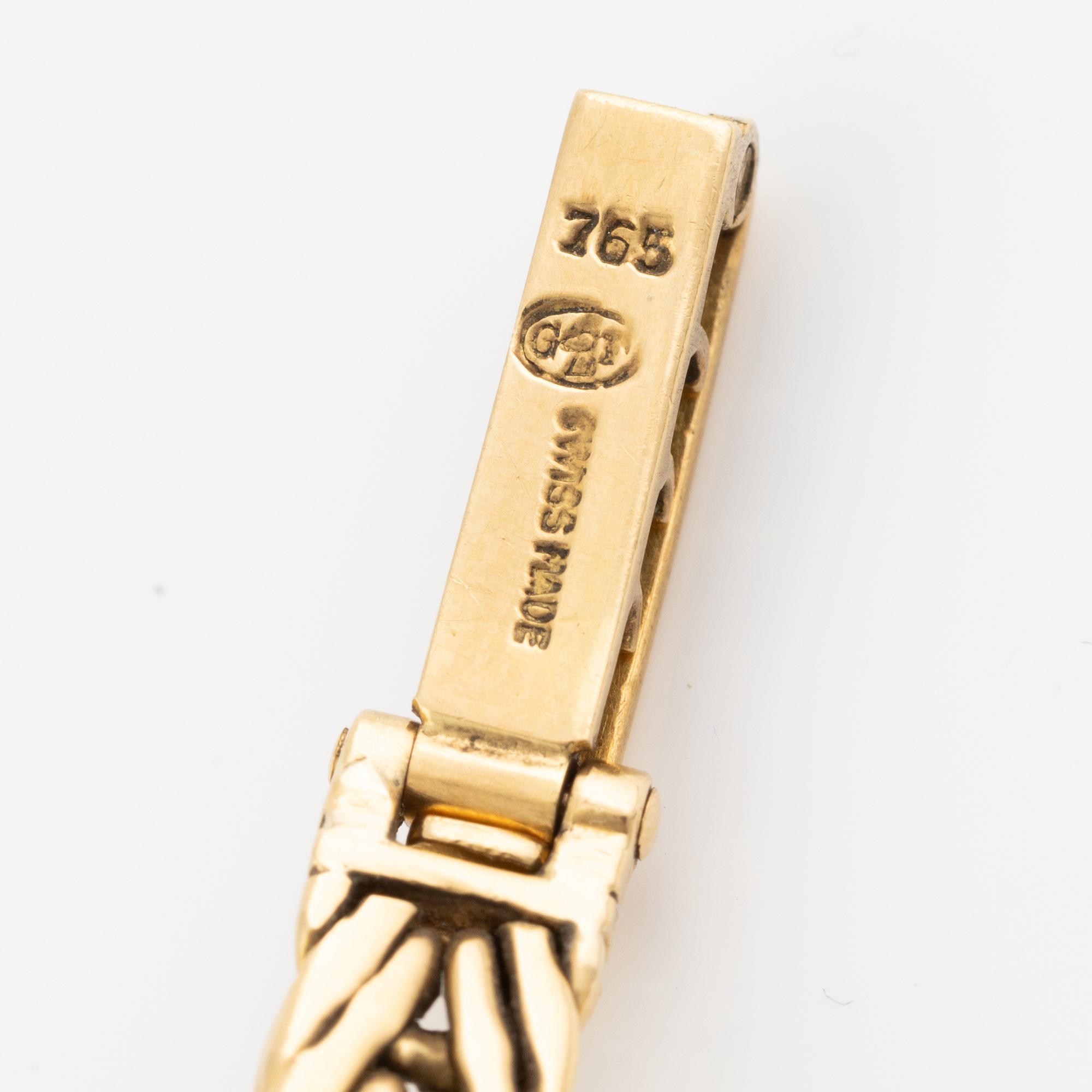 Ebel, 18K gold, wristwatch, 15.5 mm.