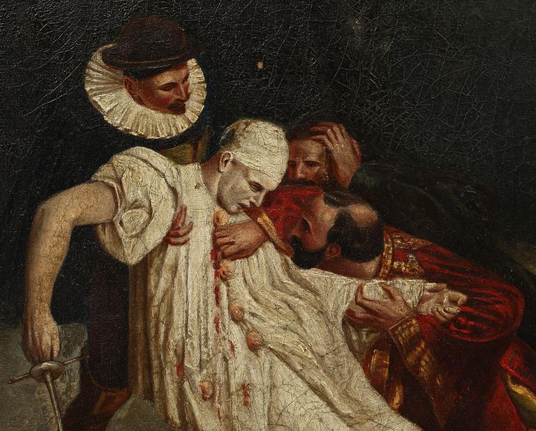 OKÄND KONSTNÄR, olja på duk, 1800-tal.