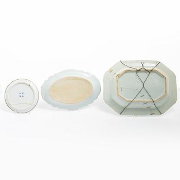 A group of eleven porcelain pieces, China, 18th-19th century.