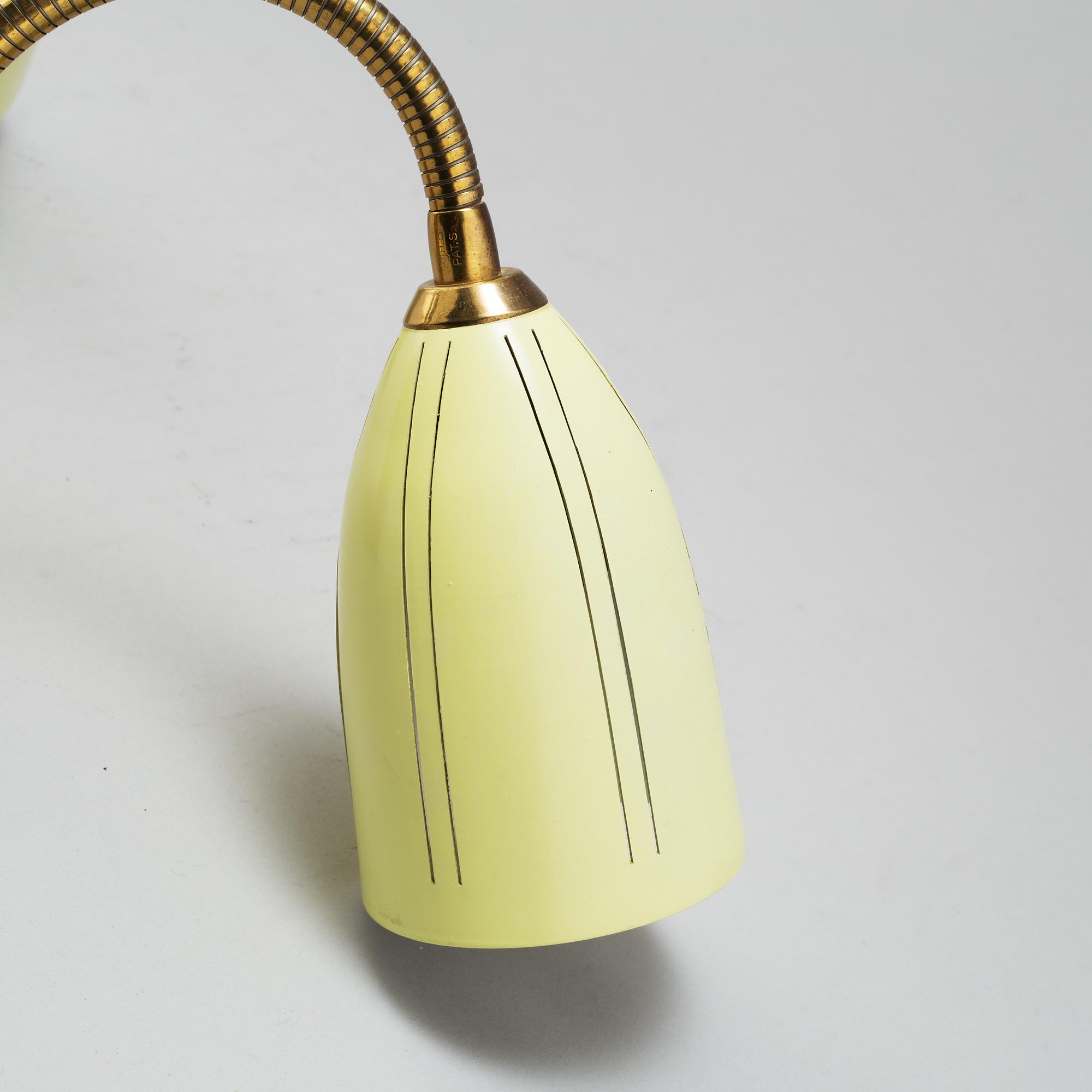 SÄNGLAMPA/VÄGGLAMPA, 1900-talets mitt.