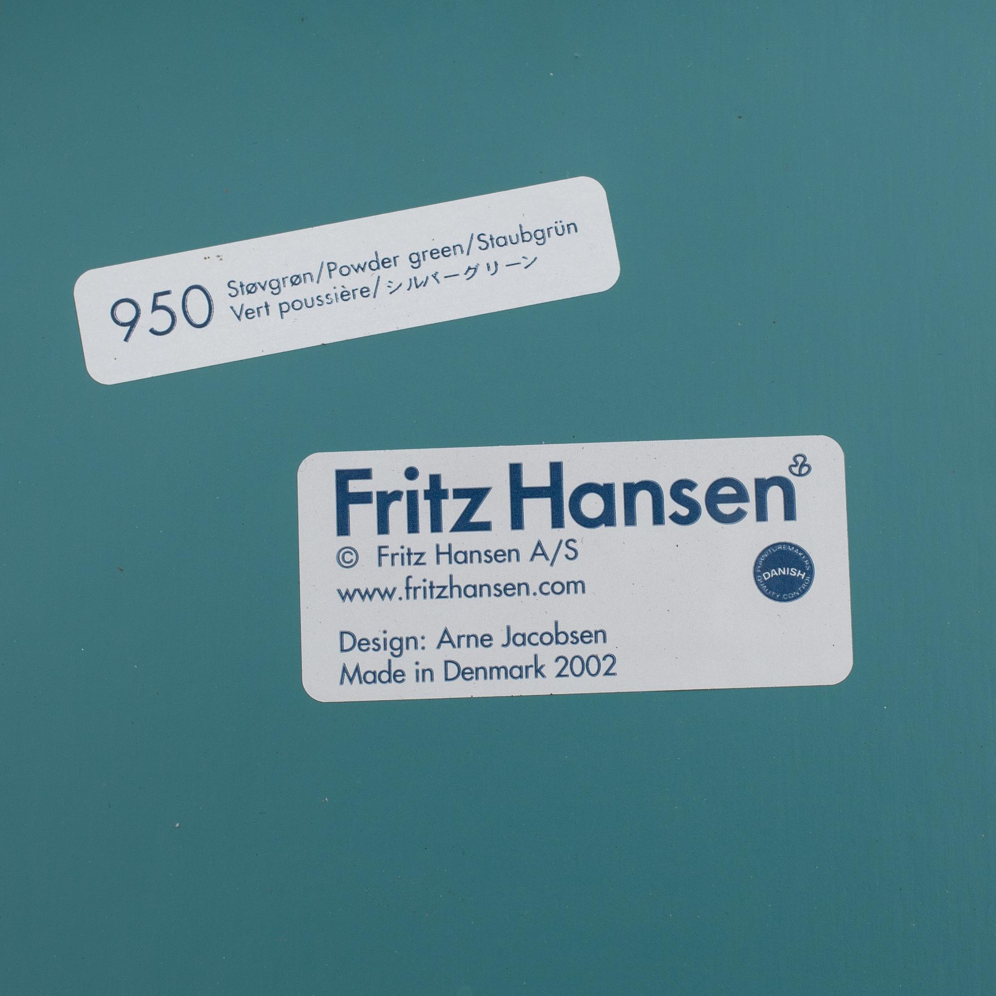 STOLAR, 4 st, "Myran", Arne Jacobsen, Fritz Hansen.