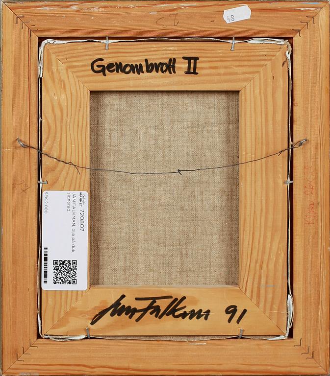 JAN FALKMAN, olja på duk, signerad.